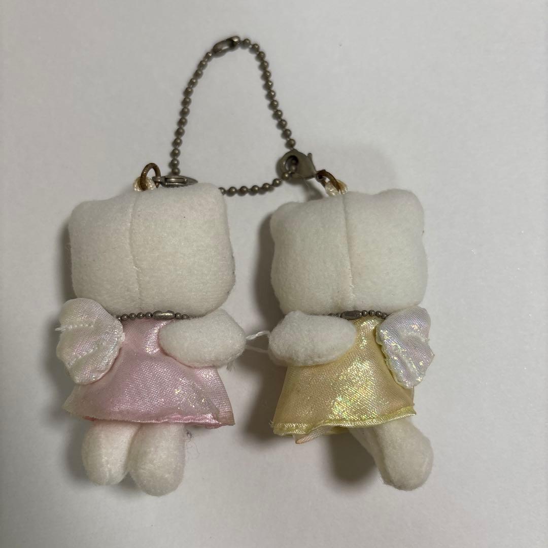 ハローキティ　ハローミミィ　ペアMホルダエンジェ