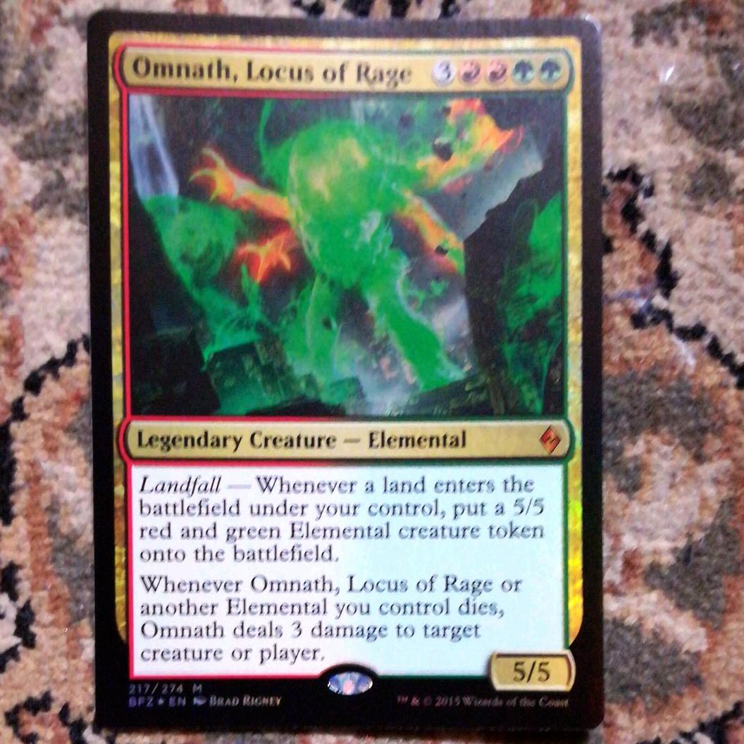 MTG 怒りの座、オムナス  英語  foil版
