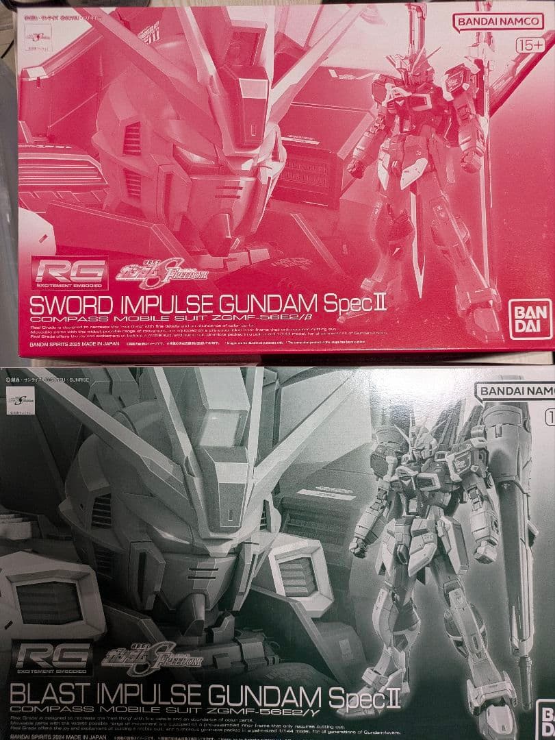 セット販売 未組立RGソードインパルスspeciiブラストインパルスspecii