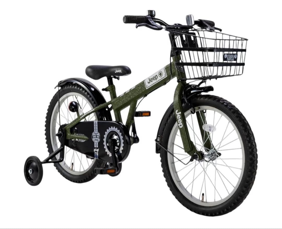 Jeep 子供用自転車 オリーブ色 2025年　　　　　　　現行モデル 18in