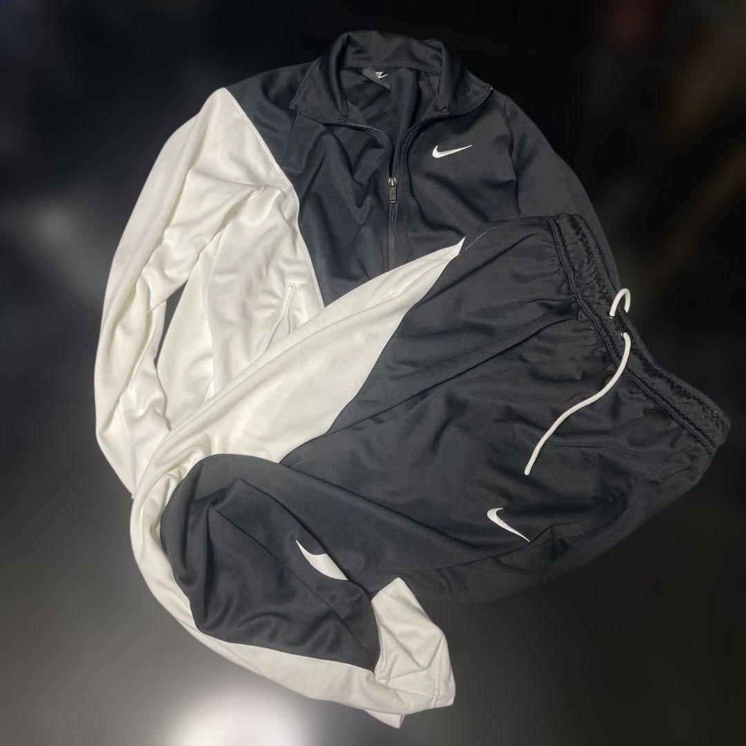 Nike ジャージ上下セット 黒/白