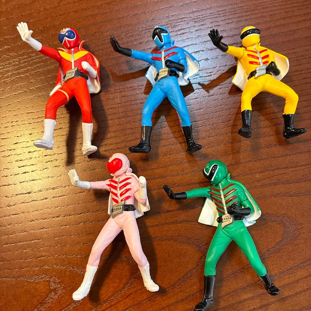秘密戦隊ゴレンジャー　フィギュア5体セット