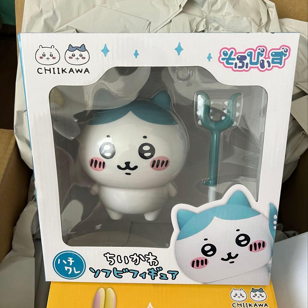 ソフビフィギュア そふびぃず ちいかわ、ハチワレ、うさぎ 3体セット 新品未開封