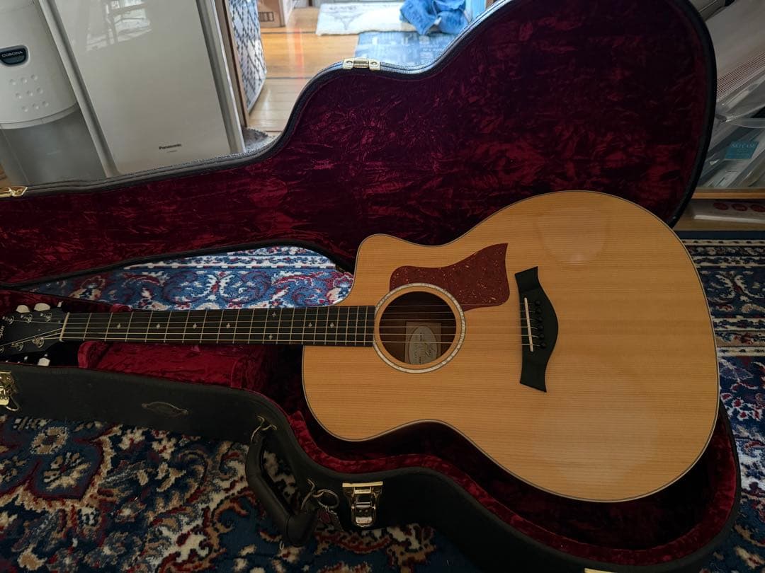 Taylor 214ce-K DLX ES2 エレアコ 純正HC 書類レシート有