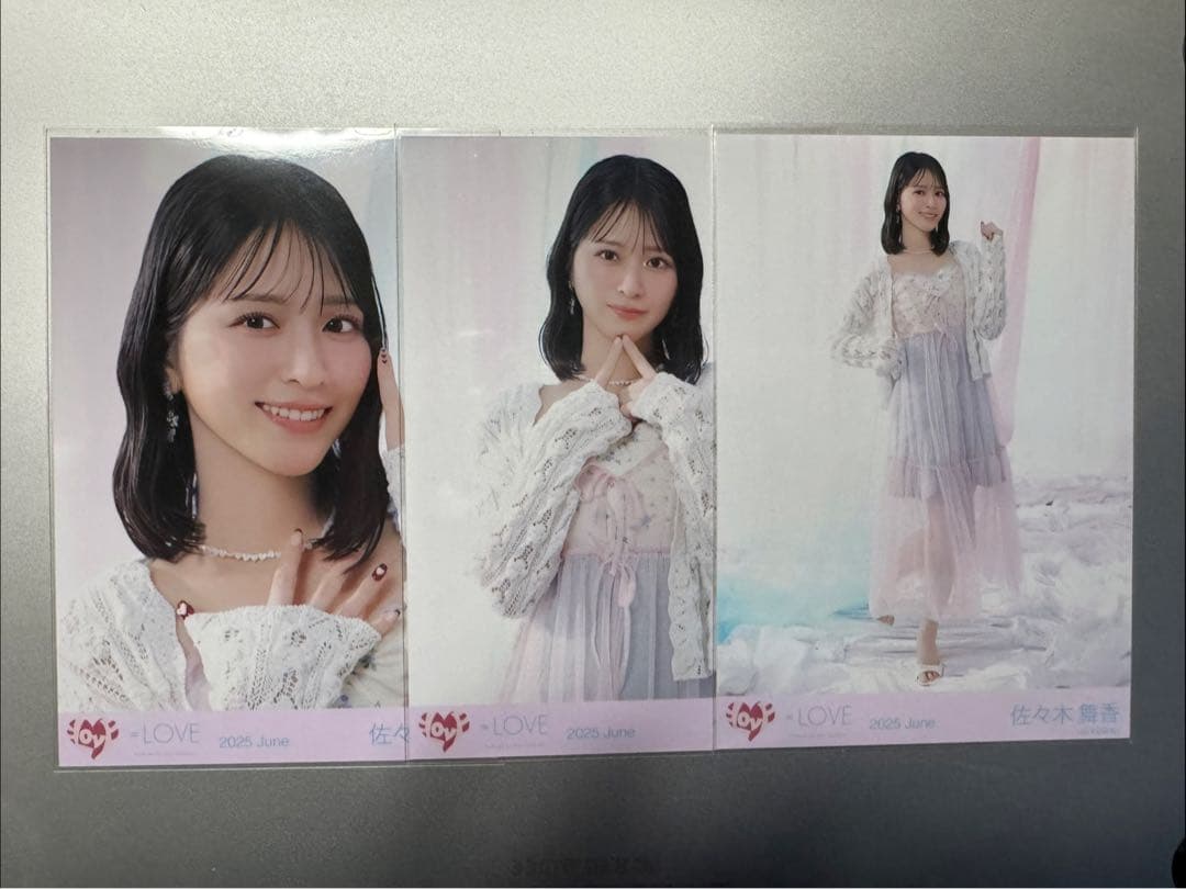 【4種コンプ】佐々木舞香 イコラブ 生写真 「とくべチュ、して」