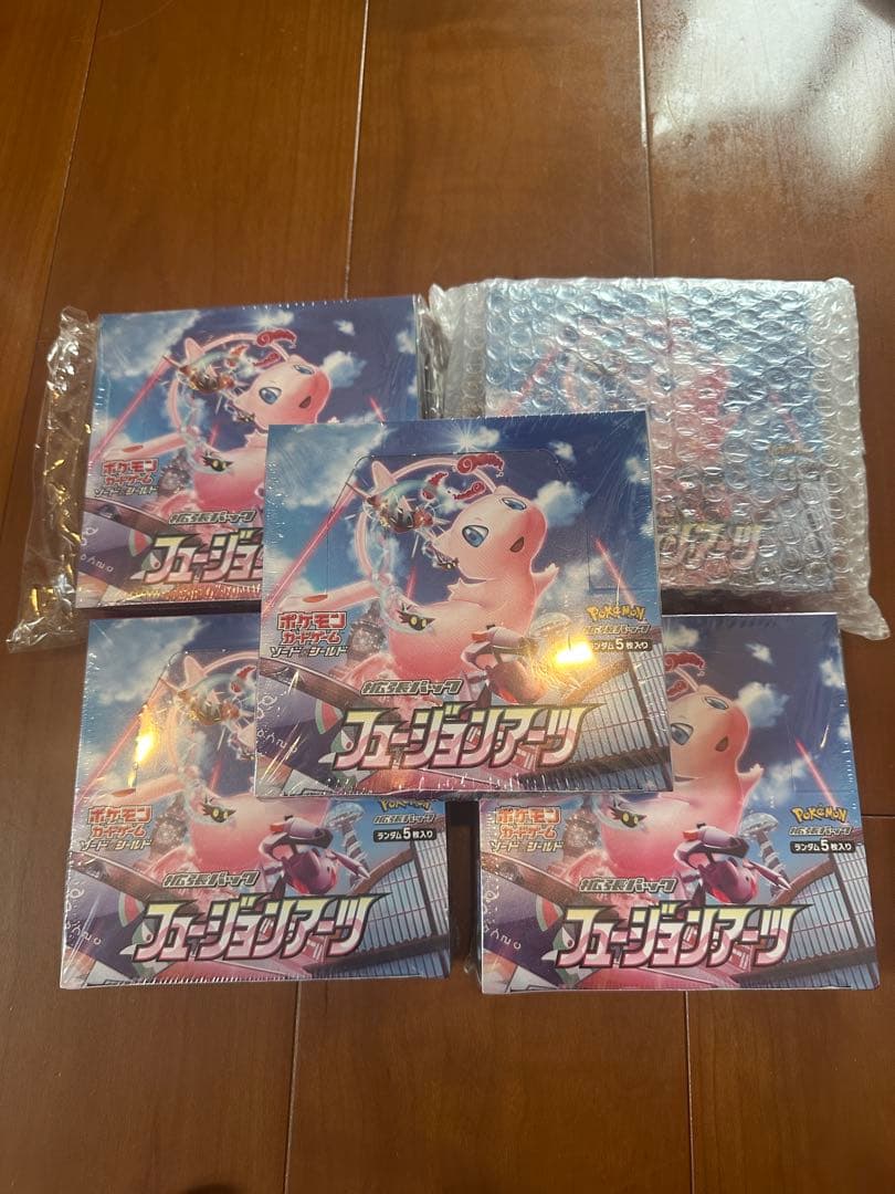 ポケモンカードゲーム フュージョンアーツ 1ボックス30p シュリンク付×5箱