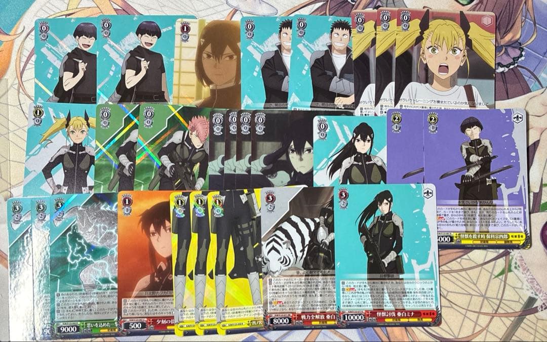 ヴァイスシュヴァルツ 怪獣8号 8扉 デッキ パーツ付き