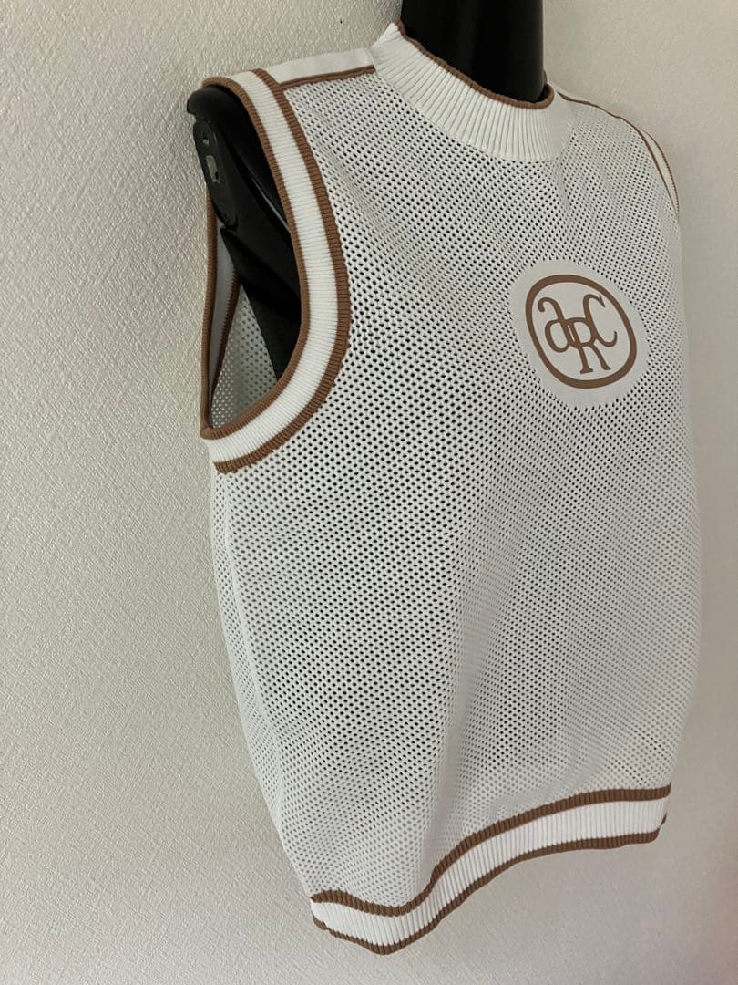 ARCHIVIO クルーネックニットベスト 新品タグ付き　38 完売品