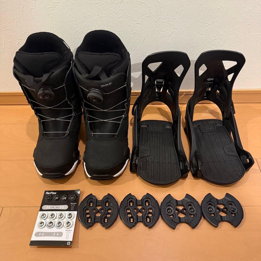 美品　BURTON STEP ON セット　RULER 27cm 9インチ
