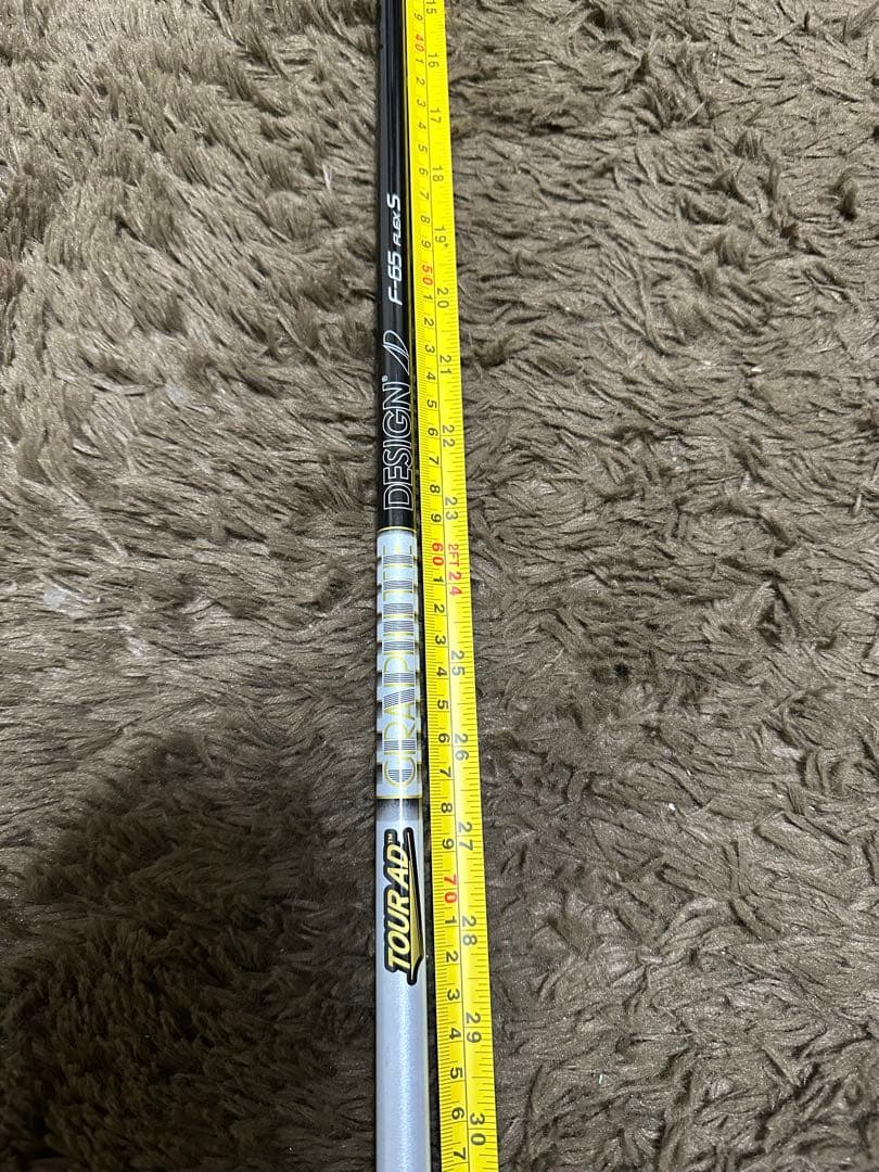 未使用品　ツアーAD F 65S ピンスリーブ付き(5W用シャフト)