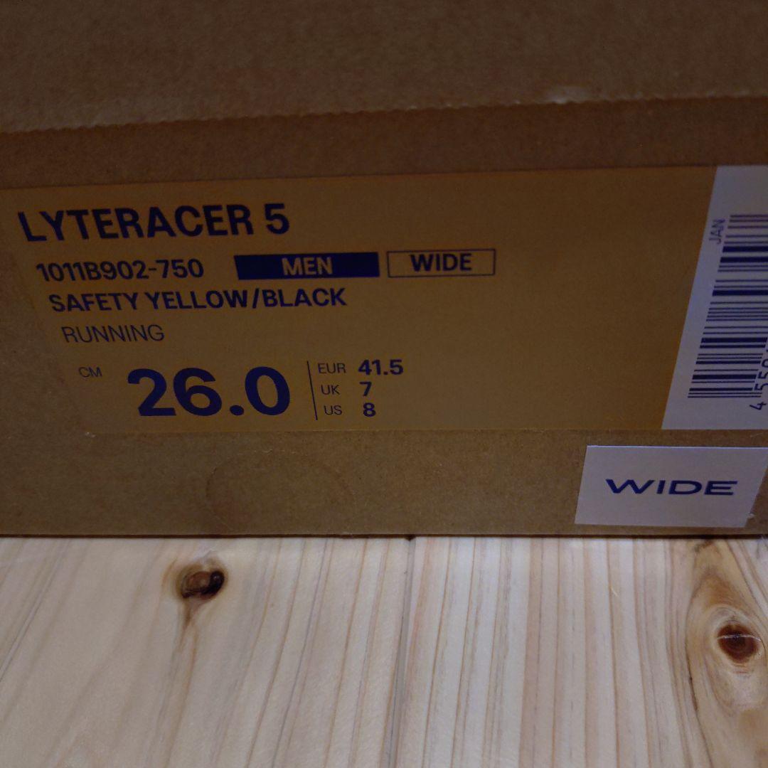 スパイク・シューズ ASICS LYTERACER 5 26.0cm WIDE