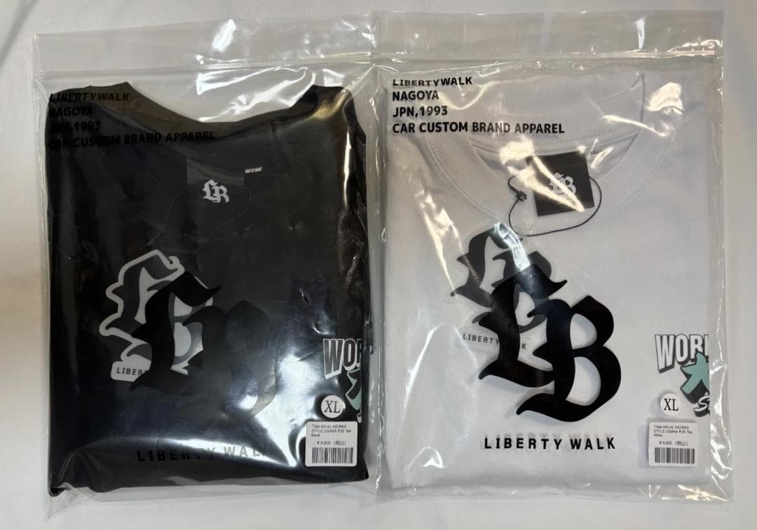 ２セット　Liberty Walk 大阪 限定 XL 白 黒