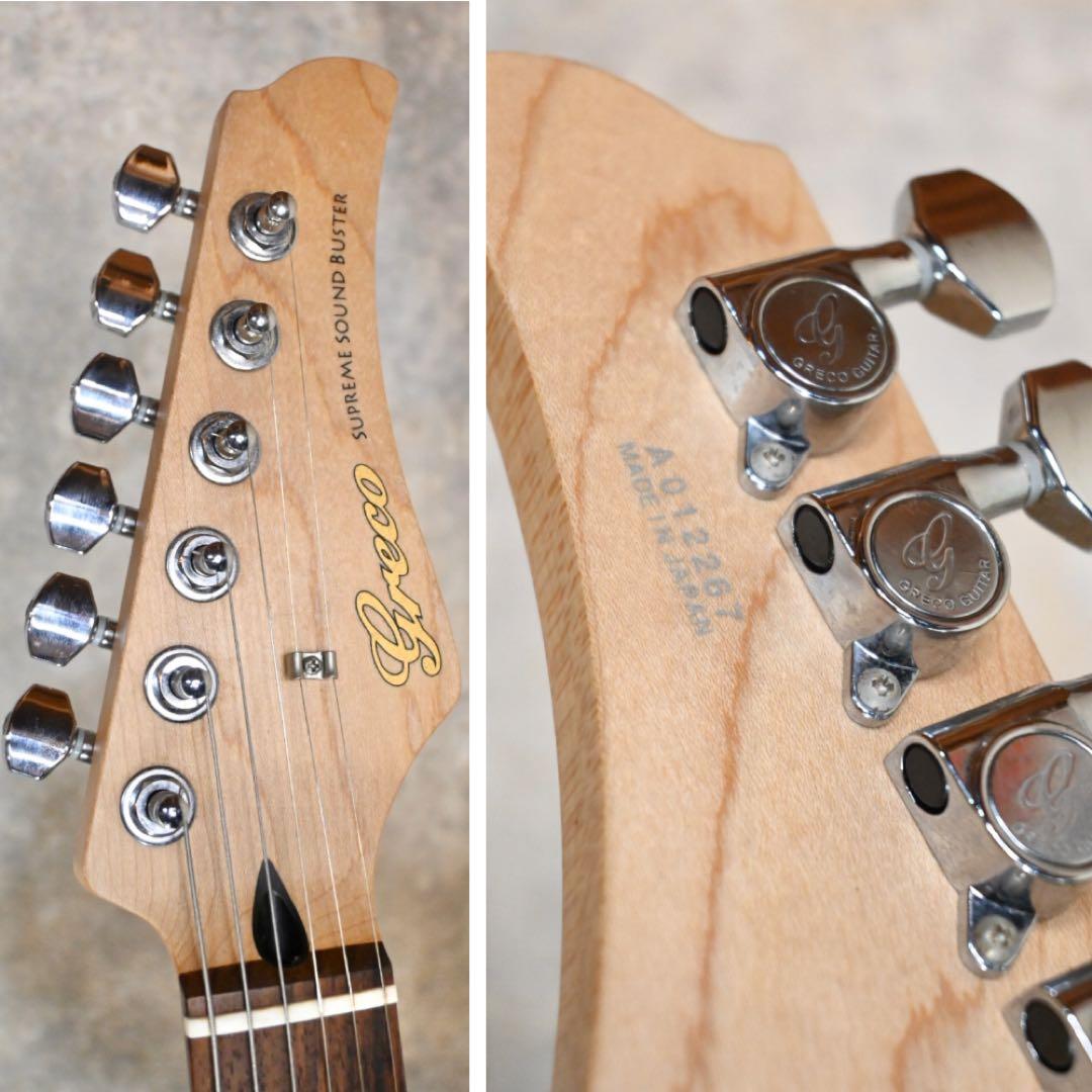 【日本製】Greco WS-STD MBK/R グレコ ストラト タイプ