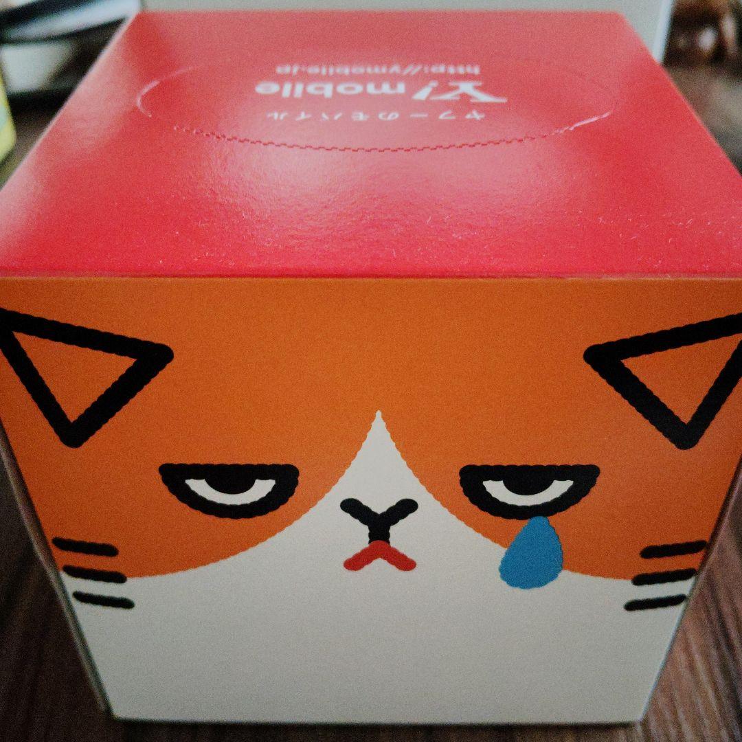 Y!mobile 猫デザインボックスティッシュ