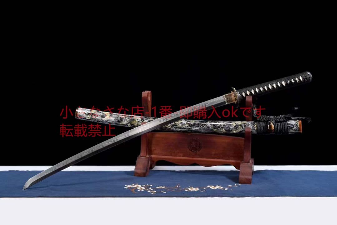 26寸T 10焼刃日本三色研【鬼神丸国重】 古兵器 武具 日本刀 模造刀 居合刀