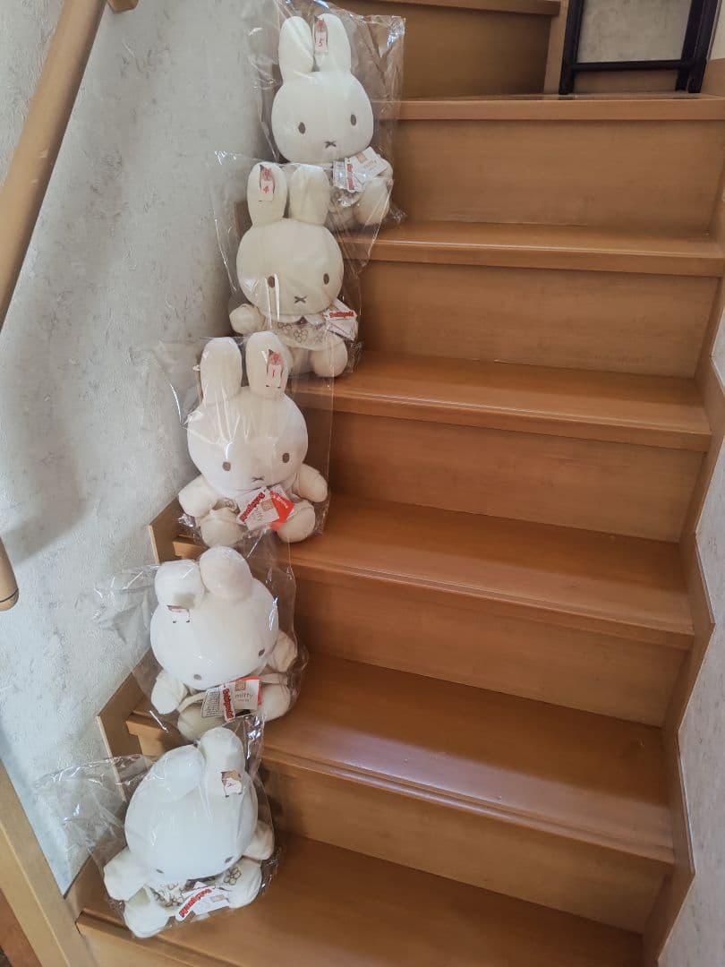 miffy whiteシリーズ ミッフィー 花柄ドレスM ぬいぐるみ ③