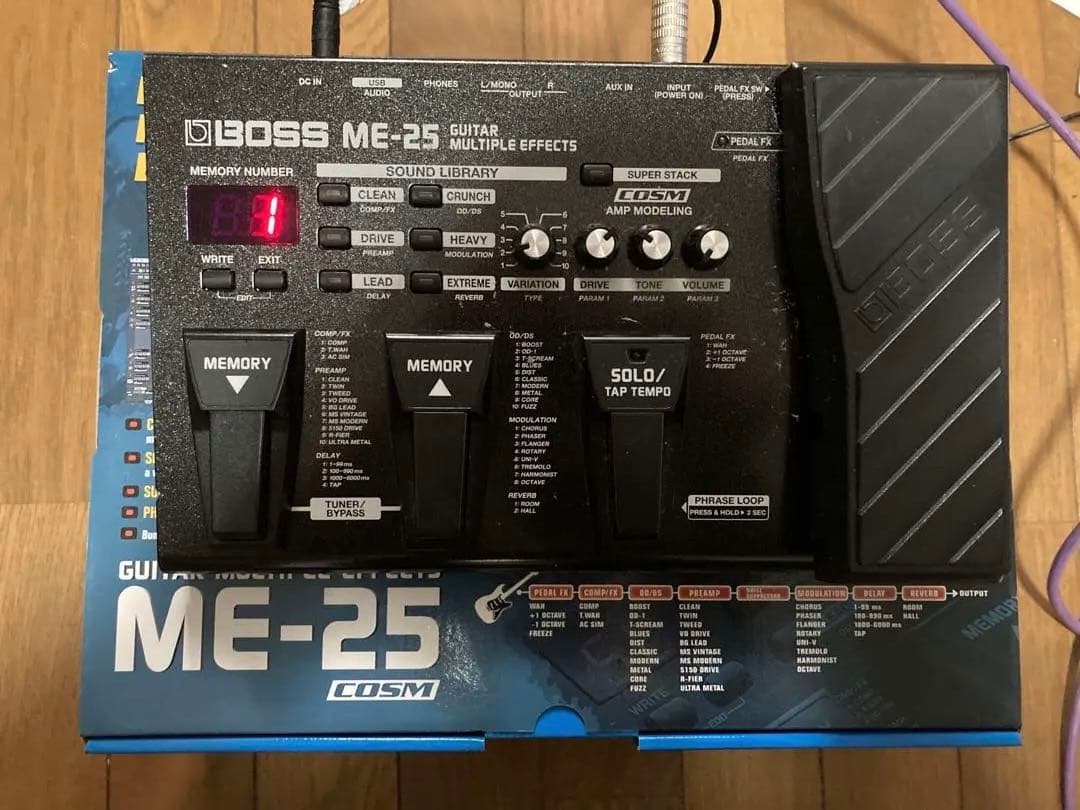 BOSS ME-25 ギターマルチエフェクター　中古美品
