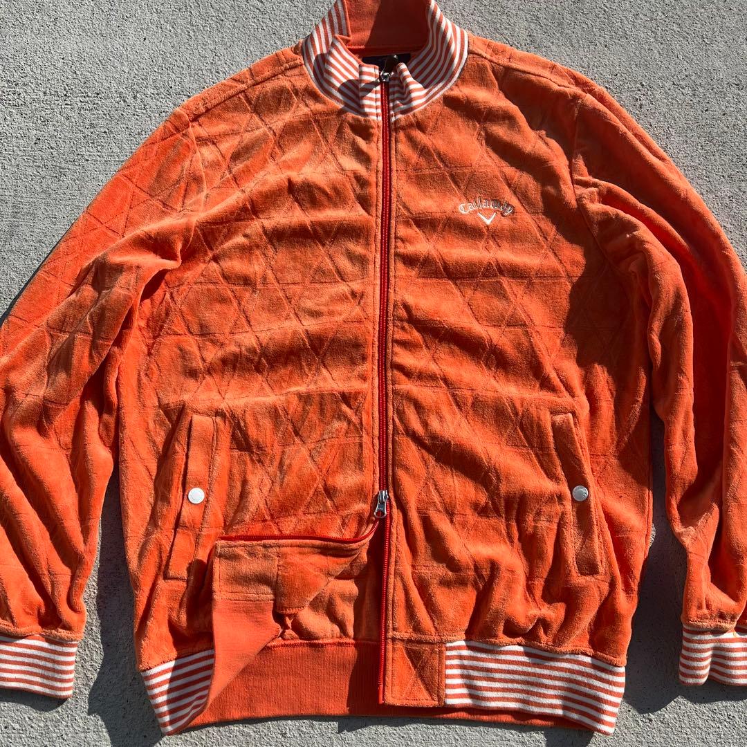 CALLAWAY キャロウェイ　XL オレンジ　ジャケット　ジャージ