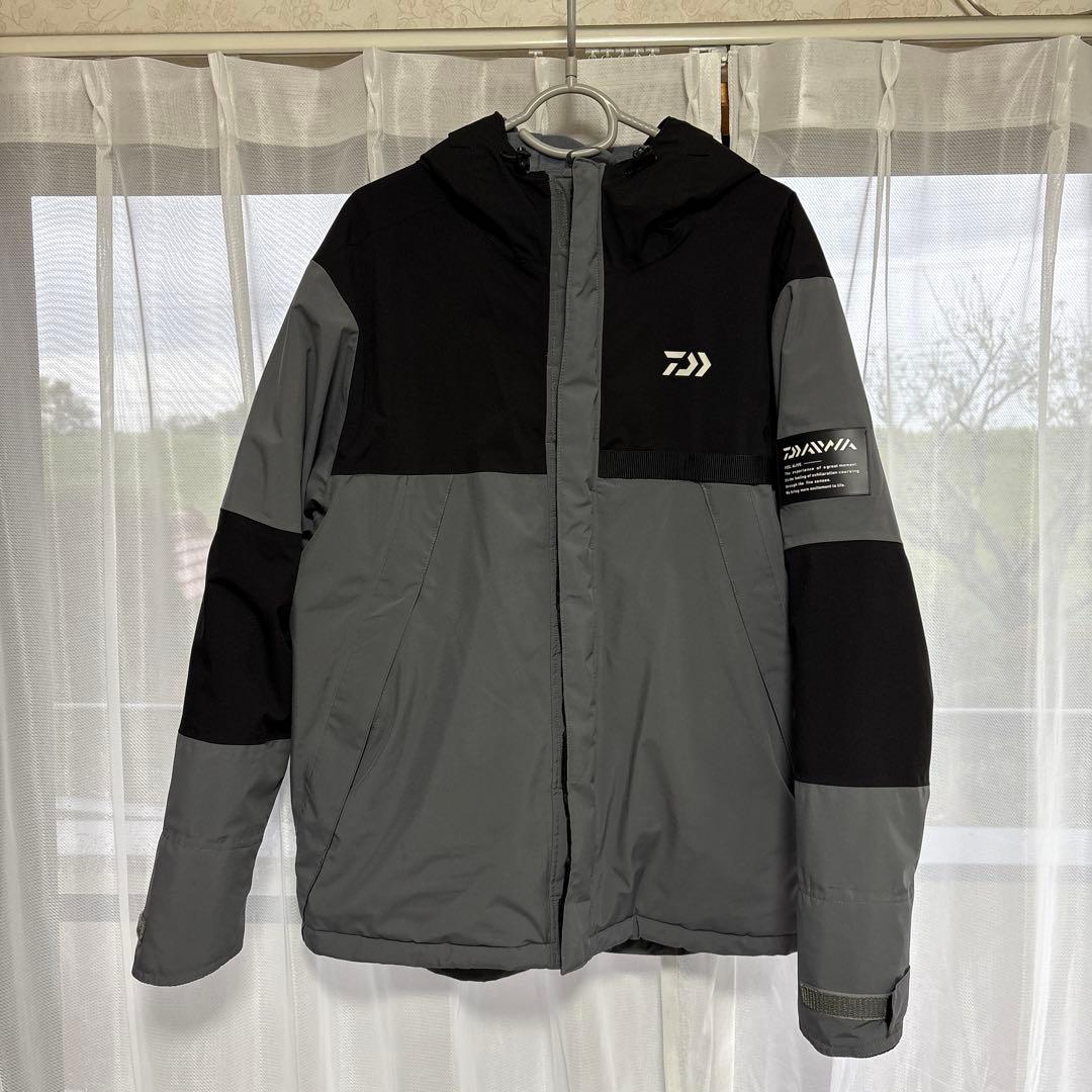 Daiwa レインマックス防水防寒　Lサイズ グレー/ブラック