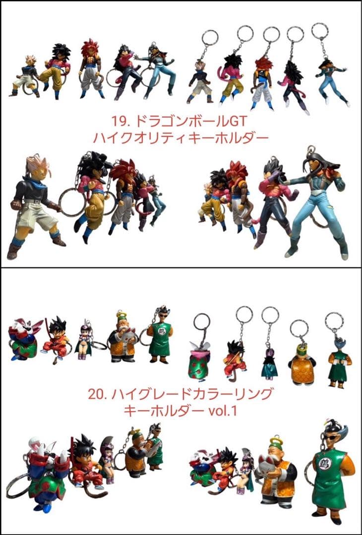 ドラゴンボール ハイクオリティキーホルダーハイグレードカラーリングキーホルダー