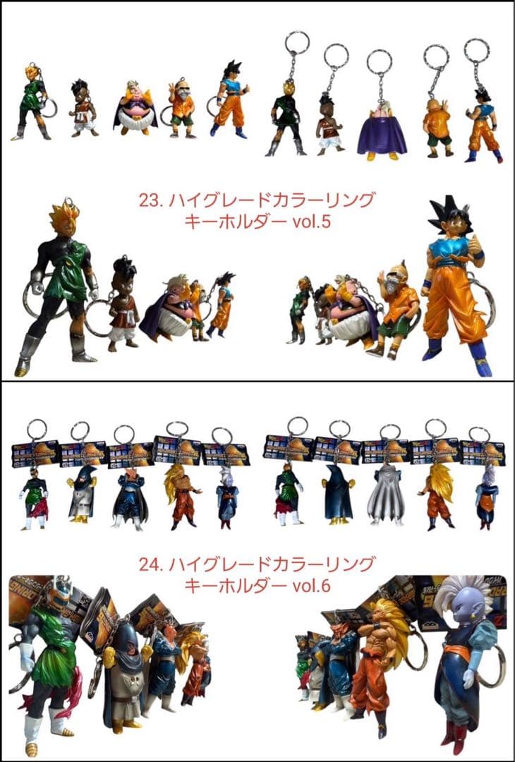 ドラゴンボール ハイクオリティキーホルダーハイグレードカラーリングキーホルダー