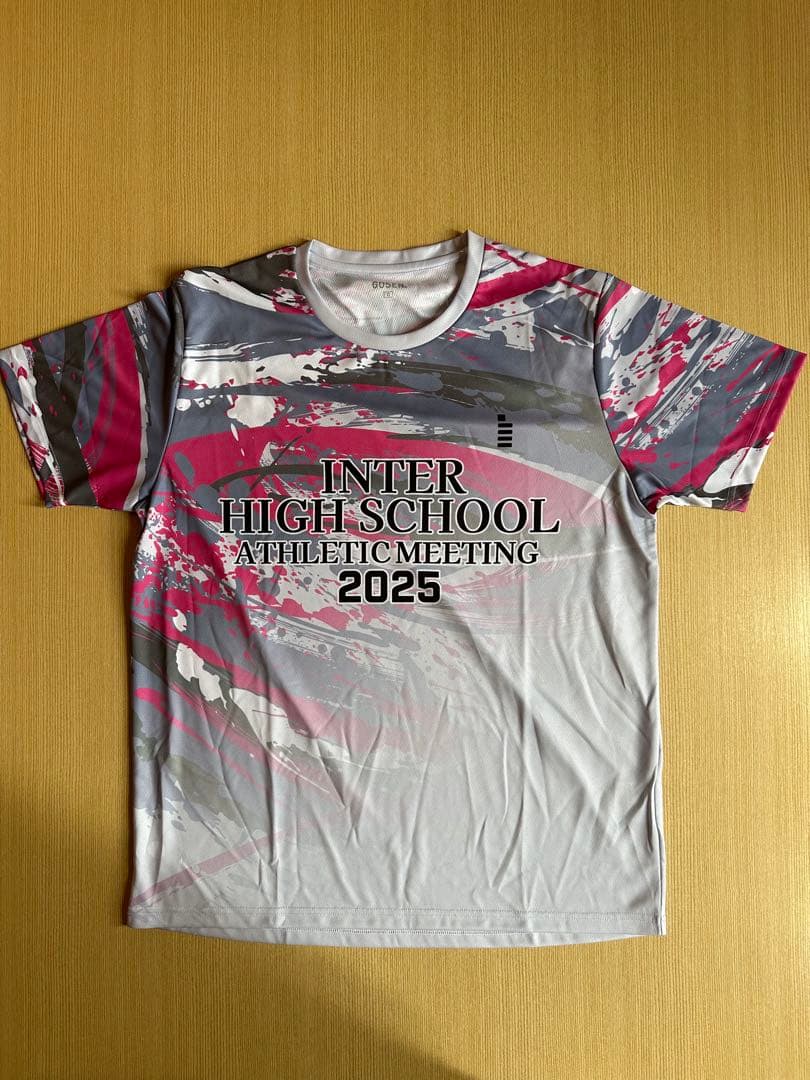 GOSEN インターハイ記念Tシャツ 2025 ライトグレー サイズ(O)