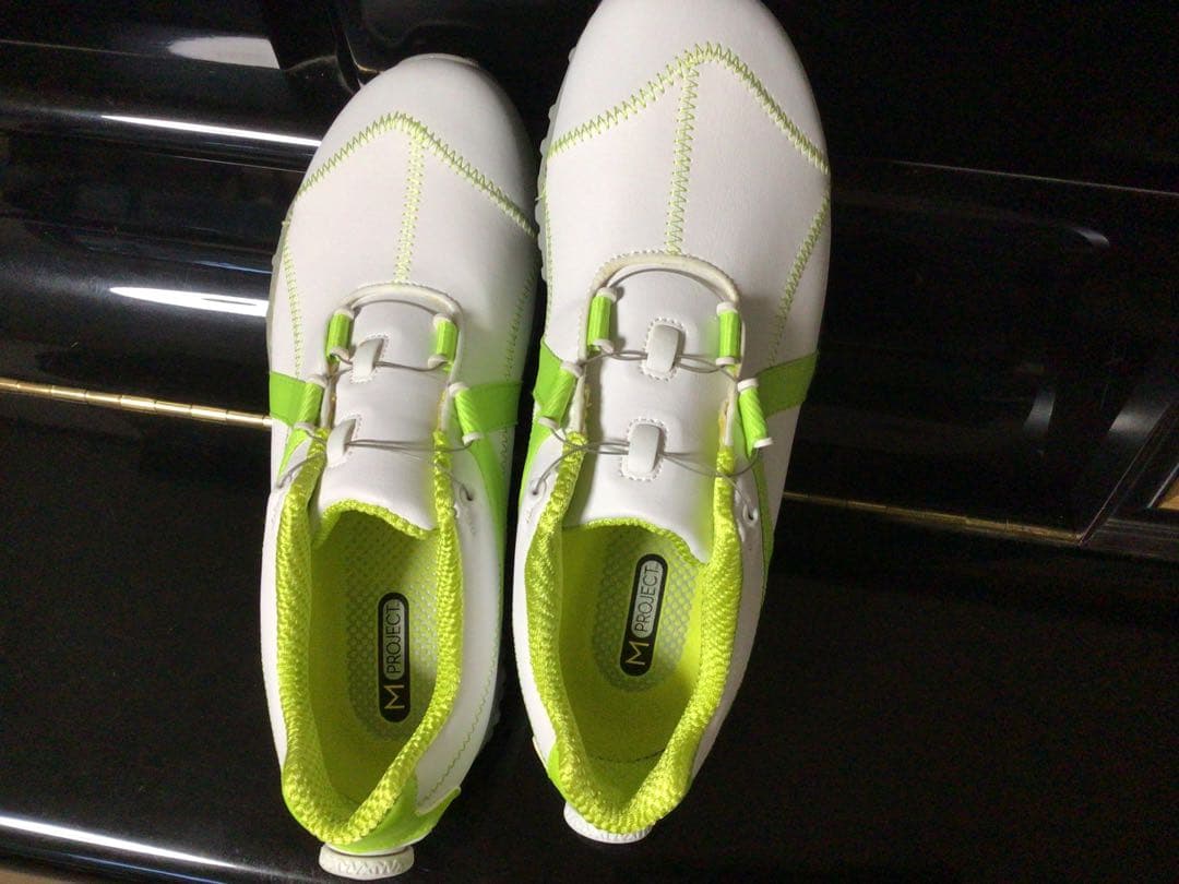 FootJoy ゴルフシューズ 女性用 M ホワイト/ライム