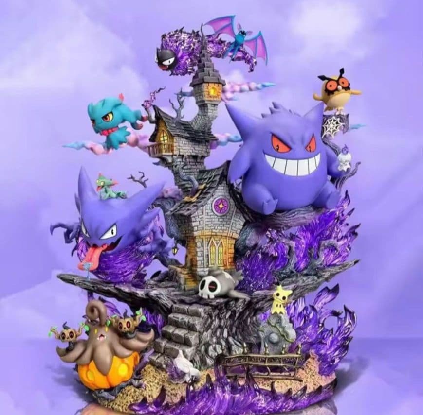 ポケモン フィギュア ゴーストタイプ ジオラマ 海外製 全長31cm