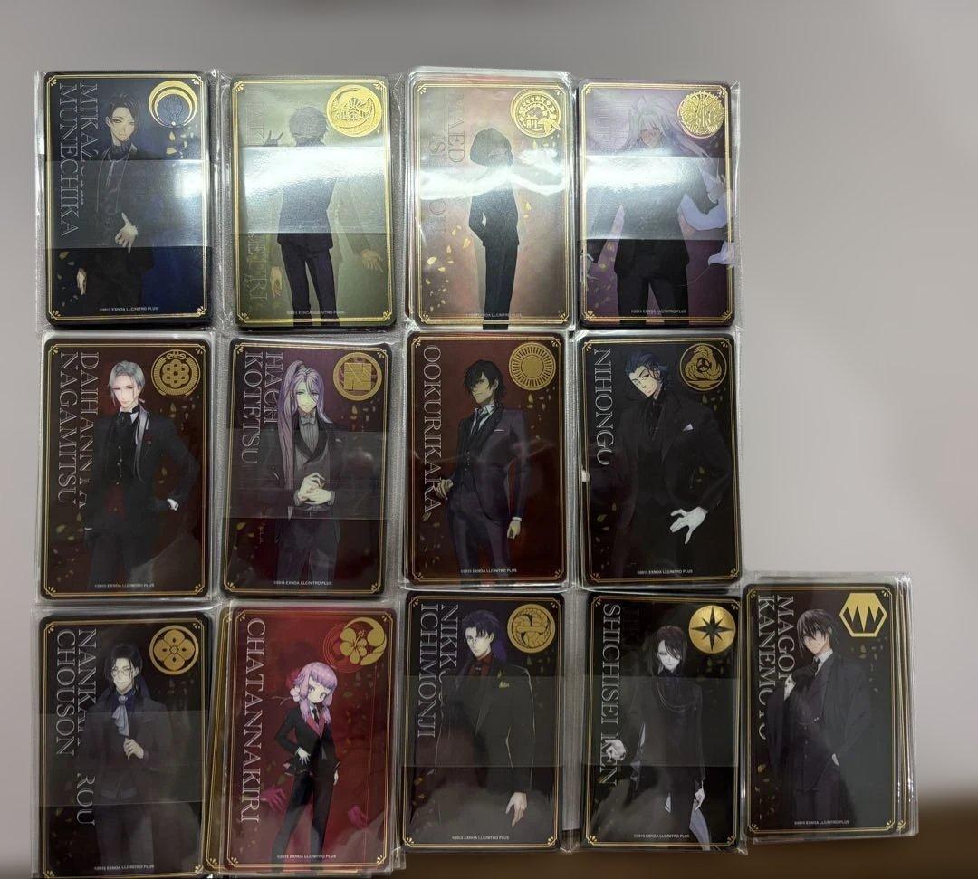 【刀剣乱舞】大本丸博 箔押しクリアカード 104枚