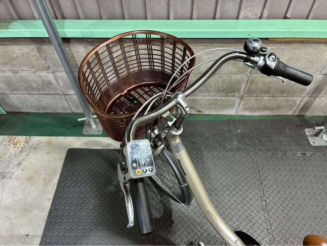 №3718 電動自転車　パナソニック　ビビライトU 24インチ ゴールド