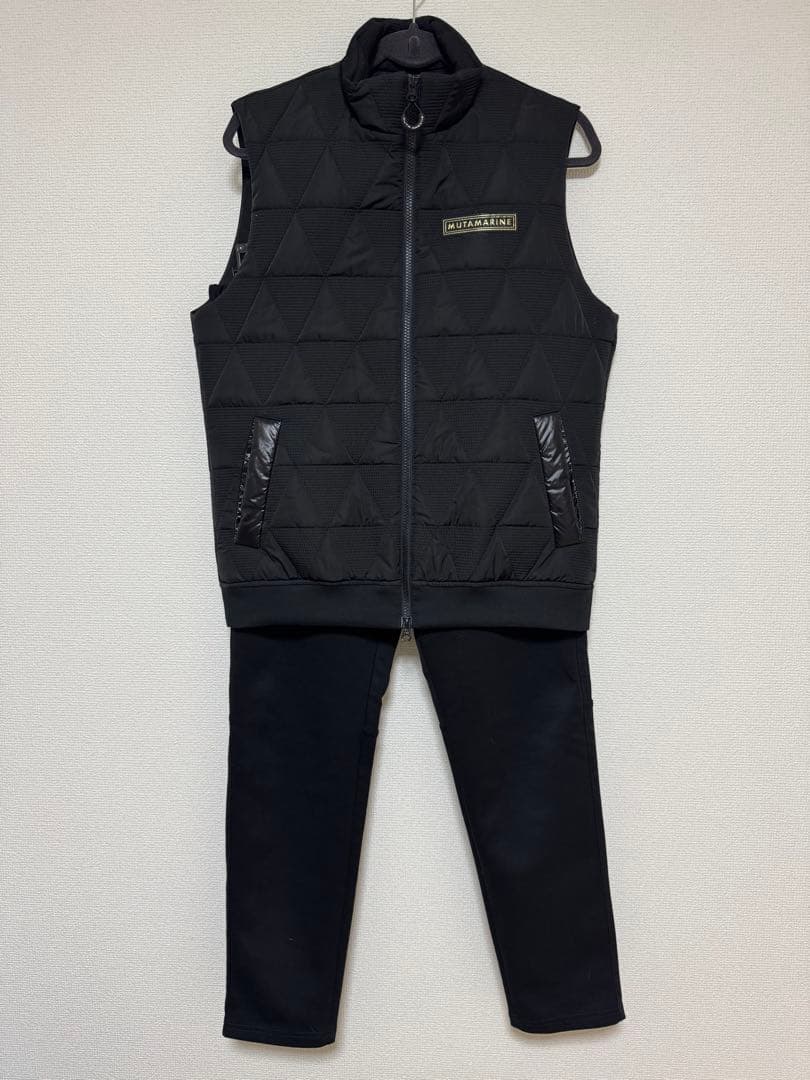 MUTA MARINE ブラックベスト＆パンツ セットアップ サイズ6
