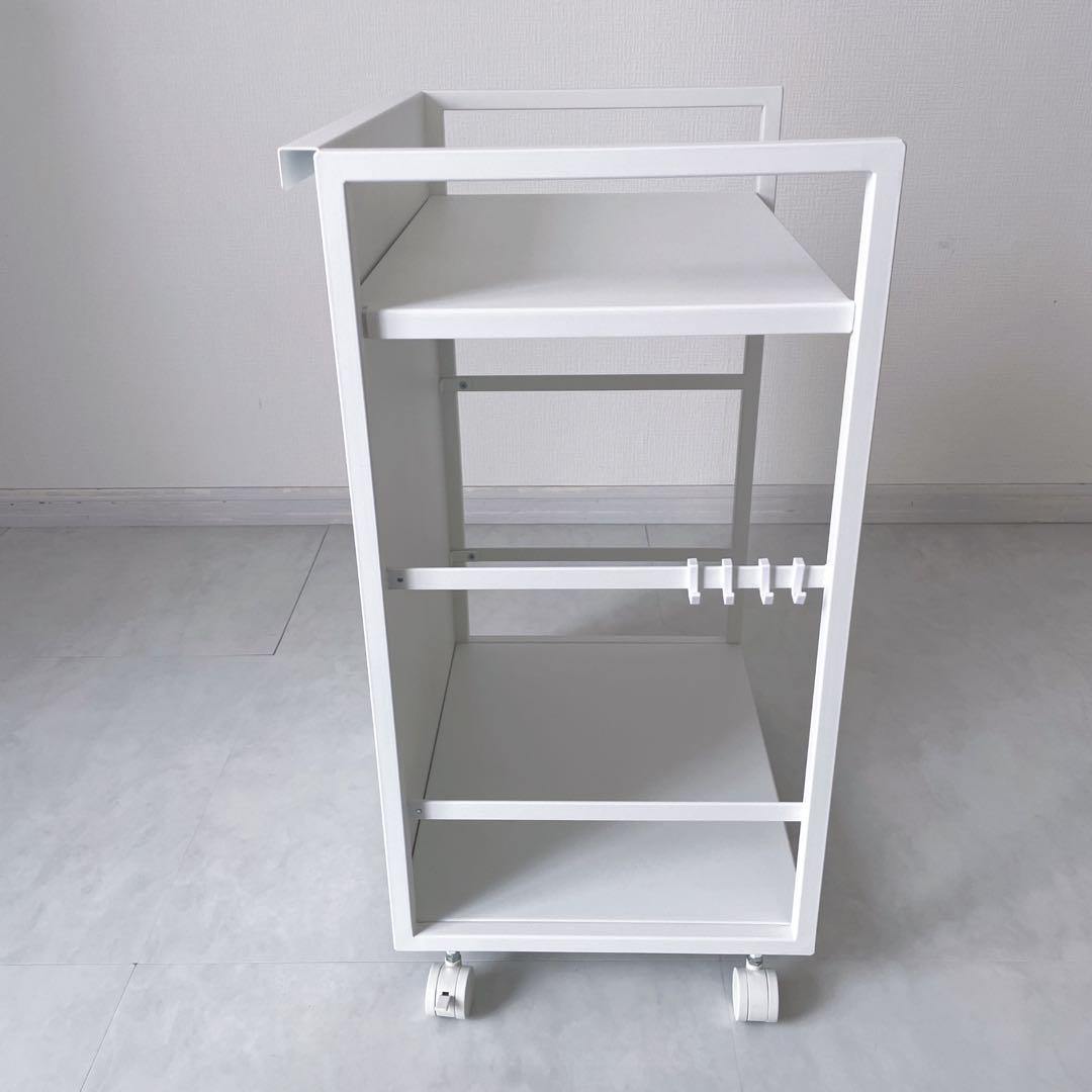 新品　目隠しワゴン タワー 山崎実業 tower キャスター付き ワゴン