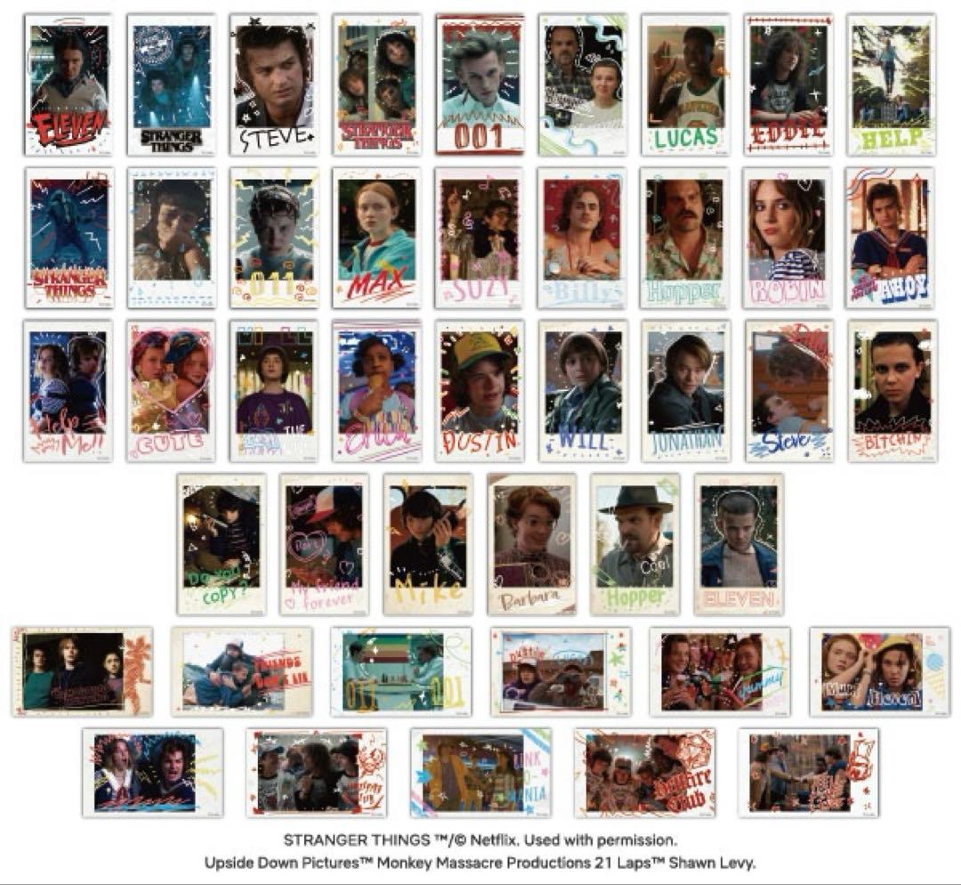 STRANGER THINGS ミニブロマイドコレクション1BOX 22パック入