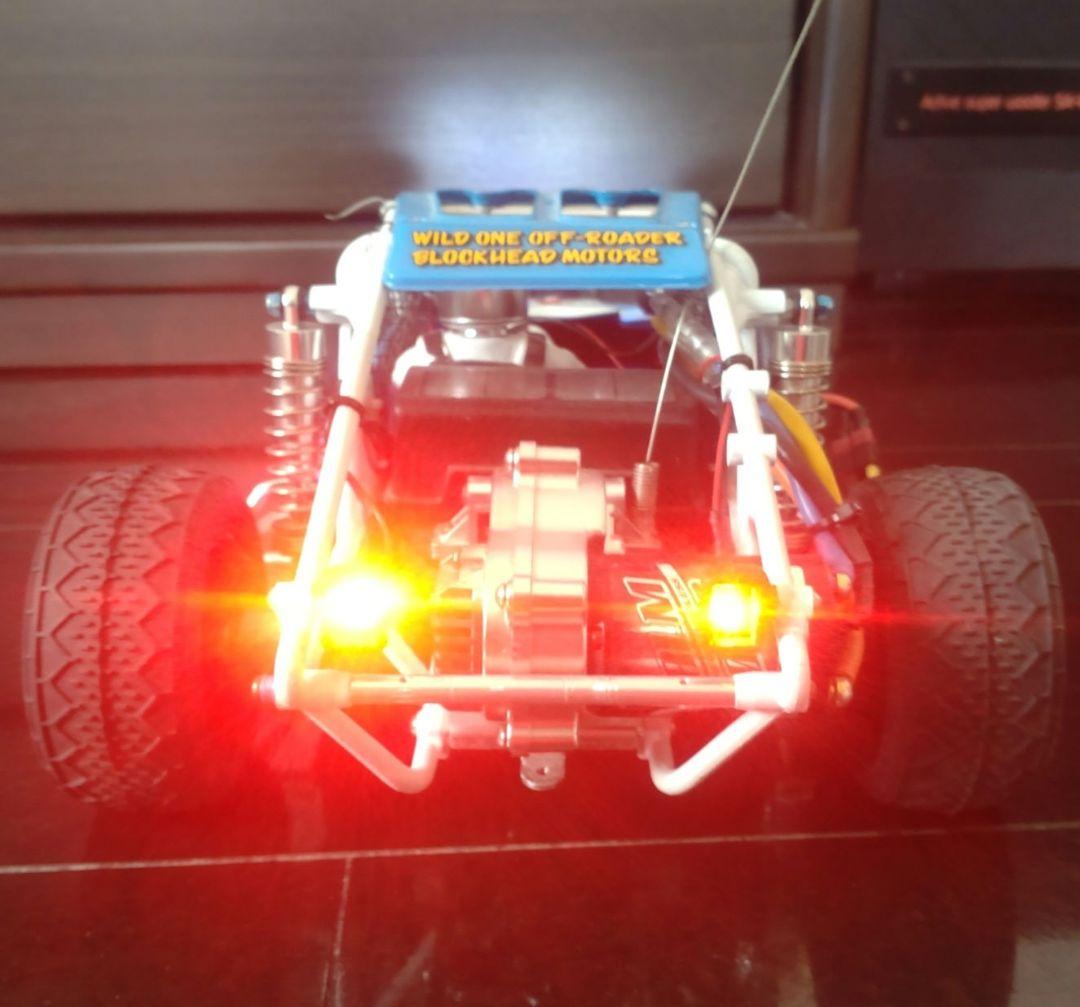 タミヤ ワイルドワンオフローダー ブロックヘッド カスタム車輌