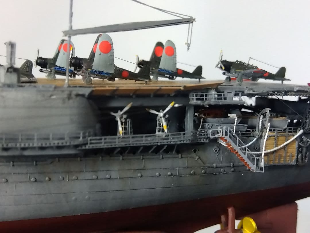 J*J様 1/700 精密模型帝国海軍正規空母「隼鷹」完成品