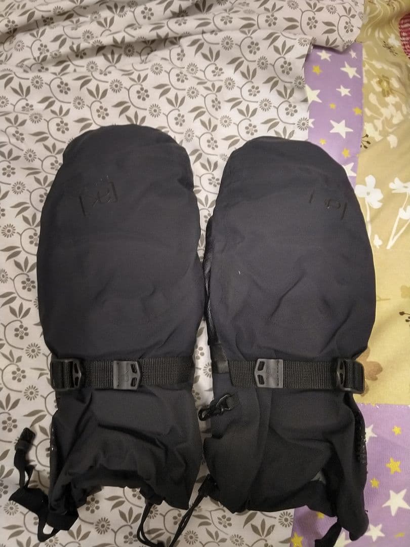 Burton [ak] ブラック ミトン グローブ　Ｌ