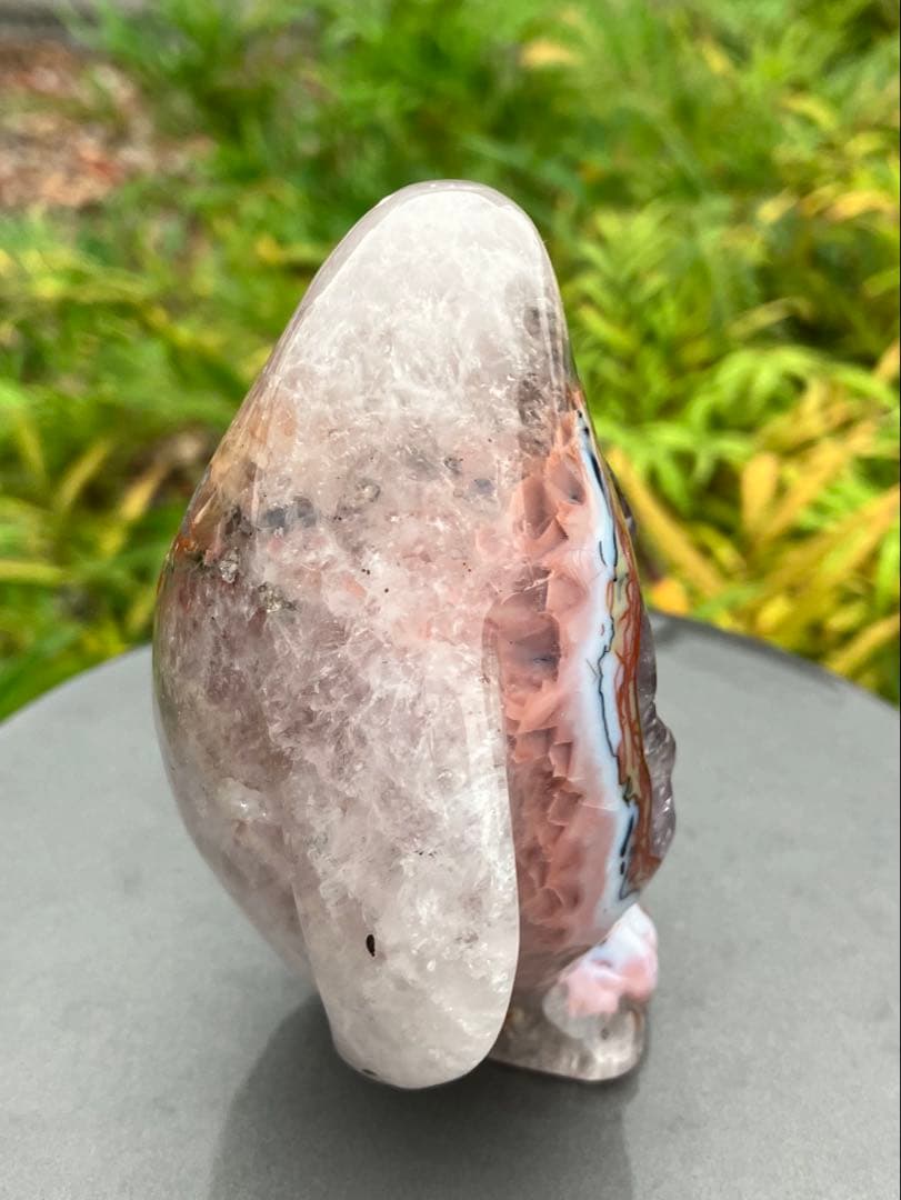 水晶　アゲート　アメジスト　ペンギン　モチーフ