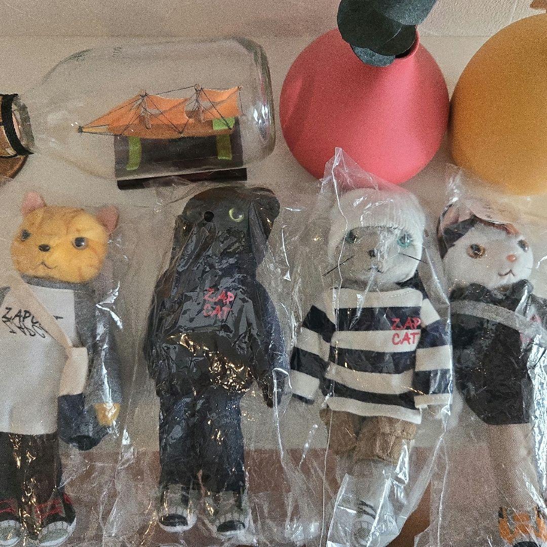 内藤デザイン研究所　ZAP CAT ぬいぐるみ 4体セット