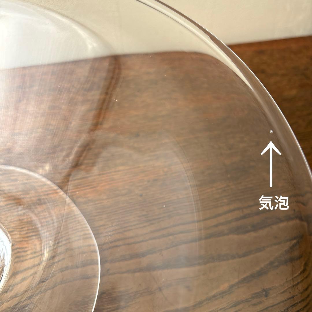 LSA ポーランド ハンドメイド ガラス 脚つきコンポート 大型 花器