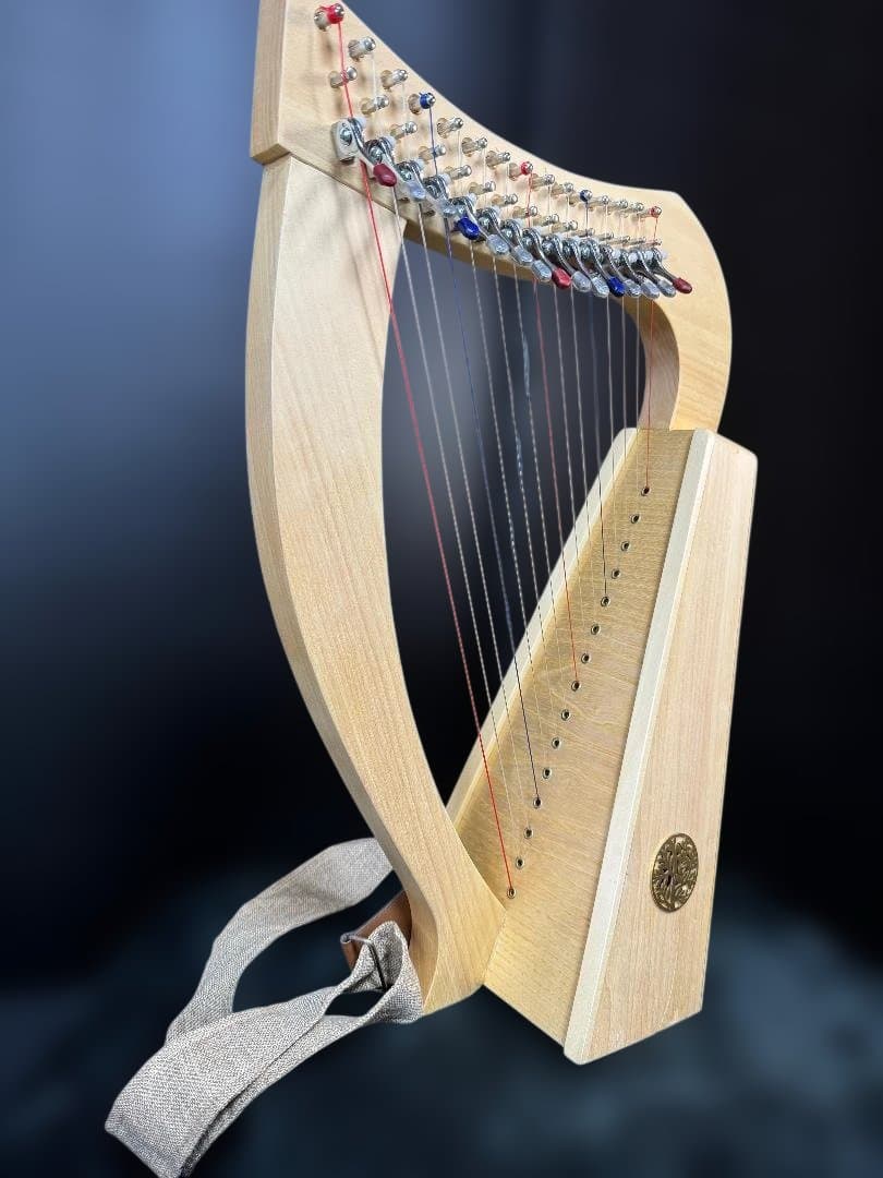 おとつぶハープ ototsubuharp 15弦 ロゼッタ付 定価56,000円