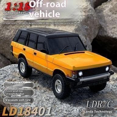 新製品 LD R/C レンジローバー モデル イエロー オプションパーツ付き