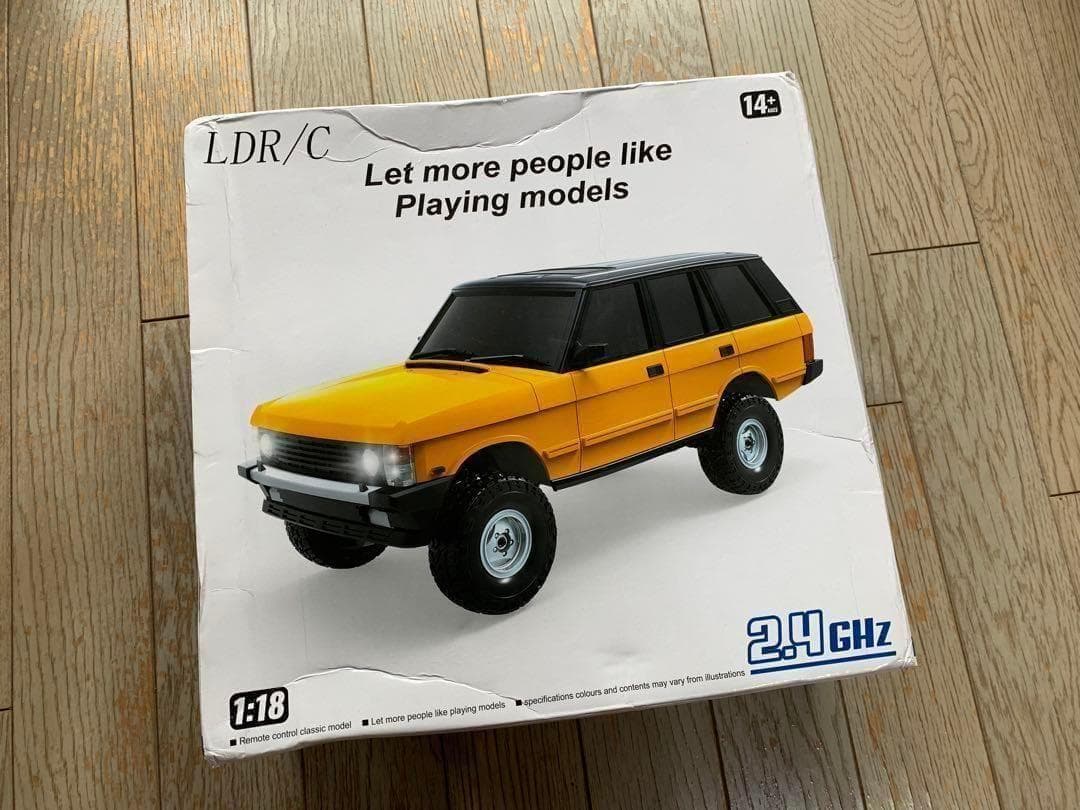 新製品 LD R/C レンジローバー モデル イエロー オプションパーツ付き