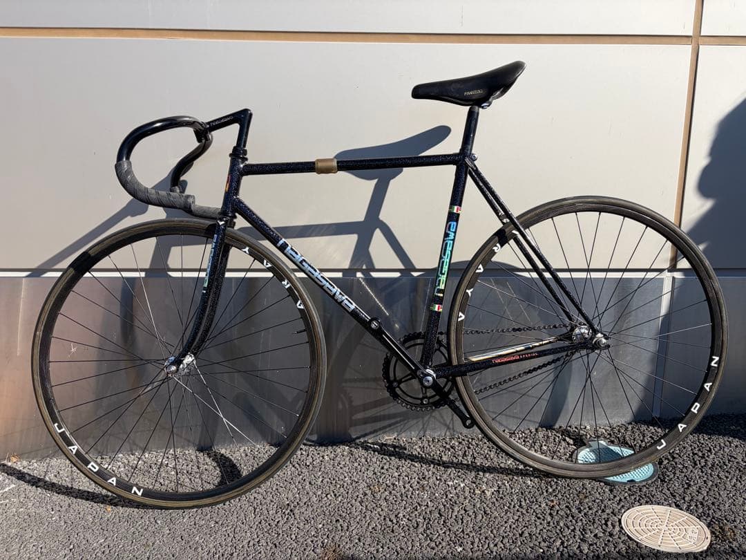 nagasawa ピスト　カンパニョーロ　ブラックラメ　競輪　ナガサワ