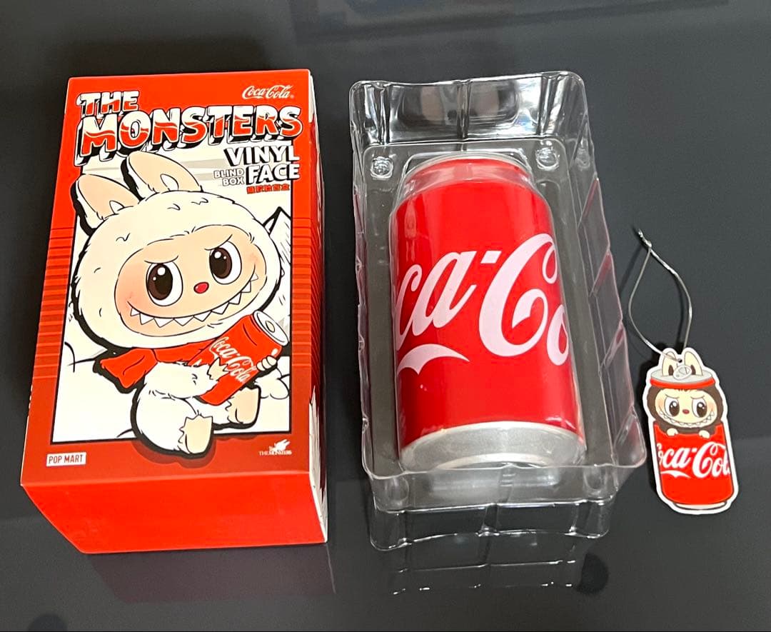 正規品POPMARTLABUBUラブブぬいぐるみCOCACOLASECRET