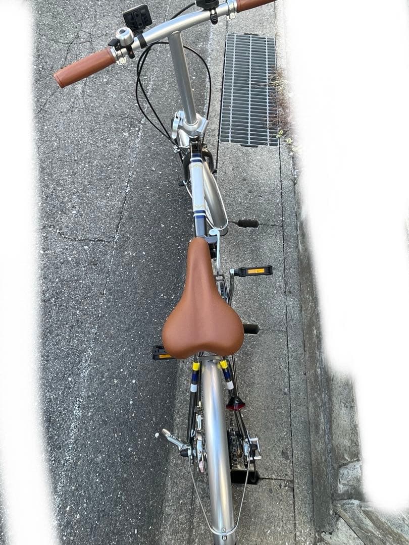 Ville 折りたたみ自転車 黒と銀