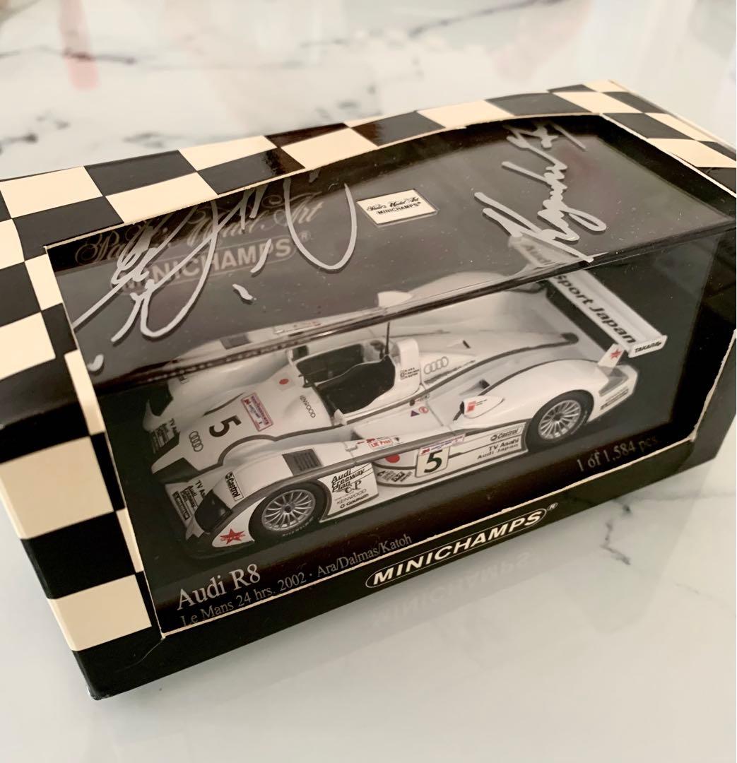 MINICHAMPS Audi R8 サイン入り