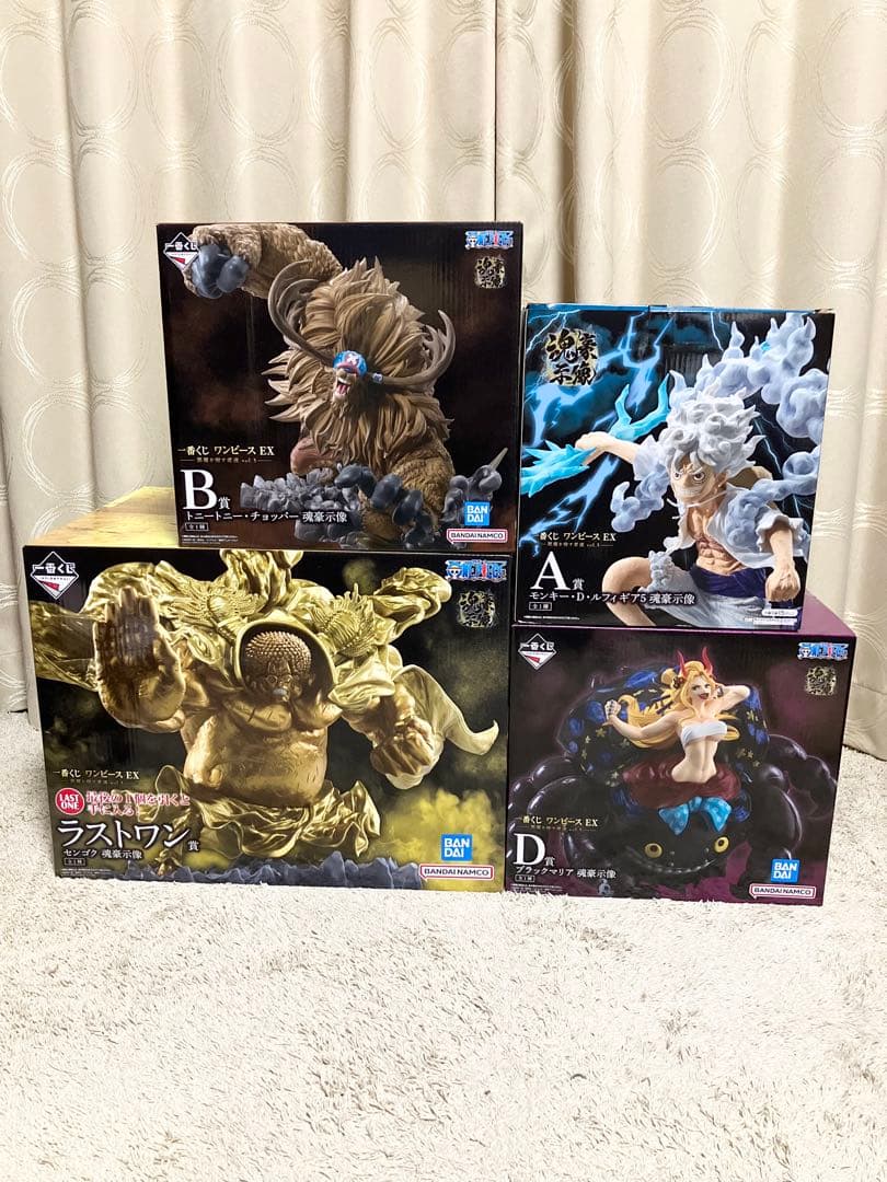 一番くじ ワンピースEX 悪魔を宿す者達 A賞＆B賞＆D賞＆ラスワン賞セット