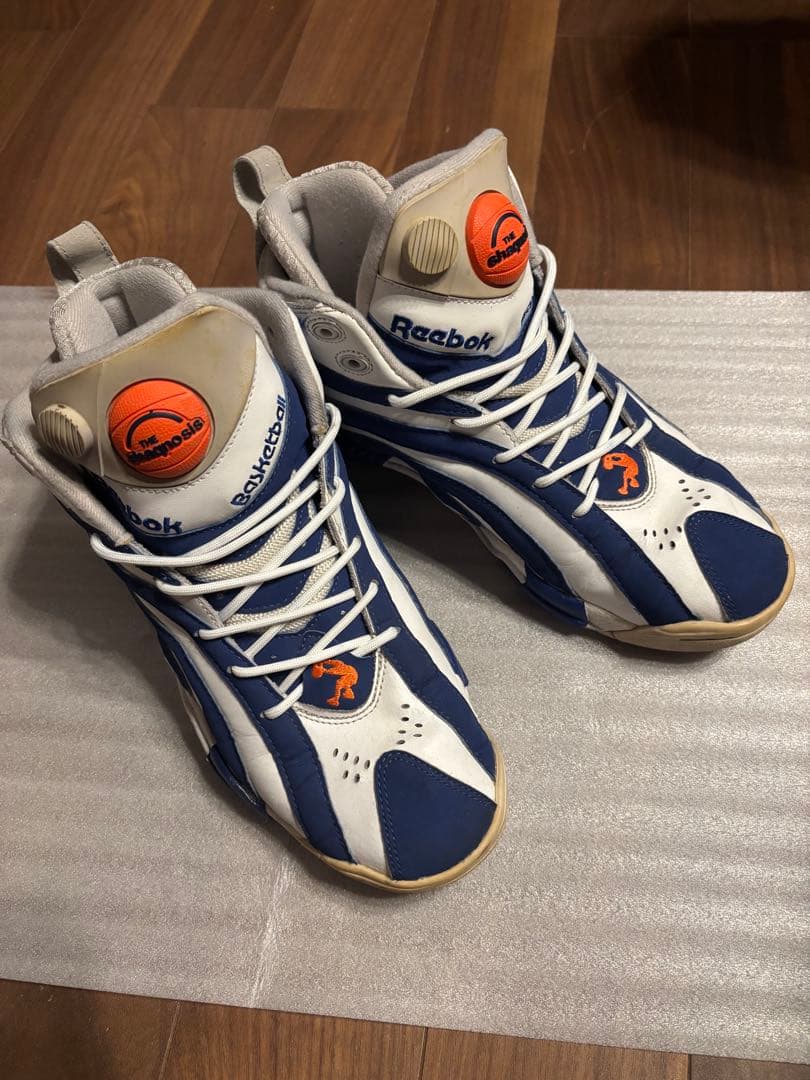 Reebok シャックノーシス ブルー ブラック