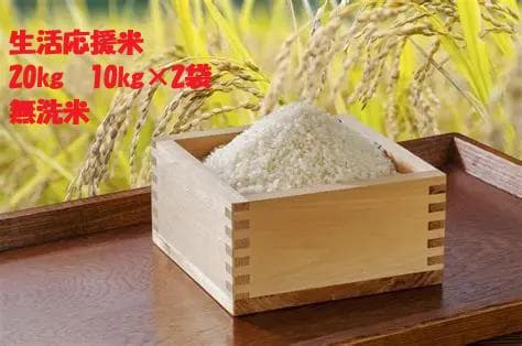 無洗米 生活応援米 20kg (10kg×2袋)