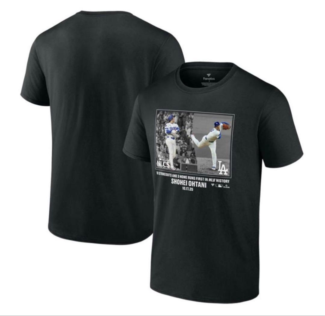 大谷翔平 ドジャース Tシャツ 2025ナ・リーグ優勝